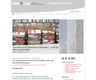 Blogfraktion.de(Blogfraktion ist das Blog) Screenshot