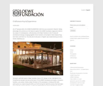 Blogfundacionloewe.es(Blog Fundación Loewe) Screenshot