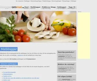 Bloggarommat.se(Bloggar om mat) Screenshot