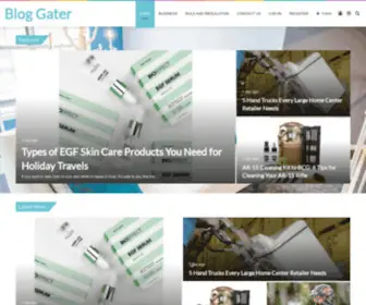 Bloggater.com(Blog Gater) Screenshot