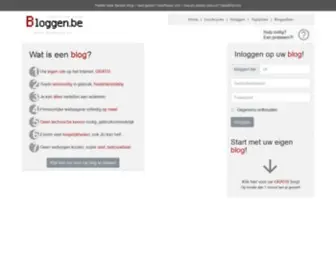 Bloggen.be(Gratis blog) Screenshot