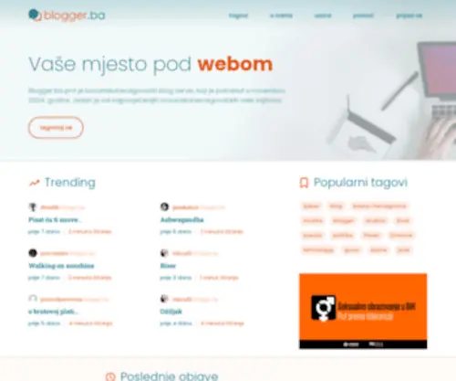 Blogger.ba(Vaše) Screenshot