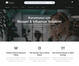 Bloggerakademi.com(Anasayfa) Screenshot