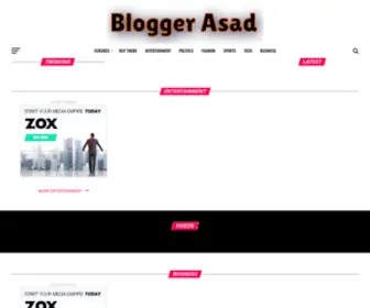 Bloggerasad.com(Blogger Asad) Screenshot