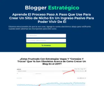 Bloggerestrategico.com(Bloggerestrategico) Screenshot