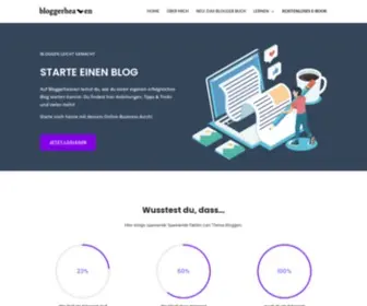 Bloggerheaven.de(Starte einen Blog) Screenshot