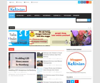 Bloggerkekinian.com(Blogger Kekinian) Screenshot