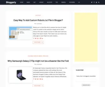 Bloggerly.info(Stay connected to family and friends by sharing the Bloggerly inspiration) Screenshot