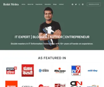 Bloggermehta.com(Rohit Mehta) Screenshot