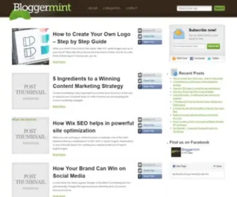 Bloggermint.com(Web Design & Web Development Blog) Screenshot