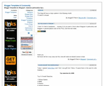 Bloggero.com(Blogger template) Screenshot
