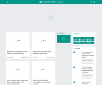 Bloggerpontianak.id(Blogger Pontianak) Screenshot