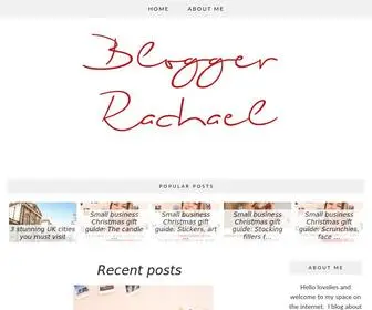 Bloggerrachael.com(Recent posts) Screenshot