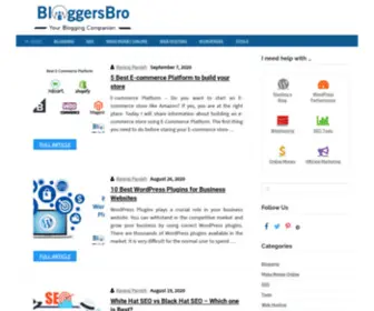 Bloggersbro.com(BloggersBro) Screenshot