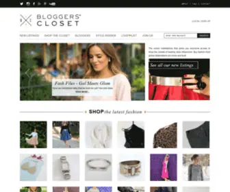 Bloggerscloset.com(Bloggerscloset) Screenshot