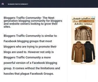 Bloggerstrafficcommunity.com(Bloggers Traffic Community) Screenshot