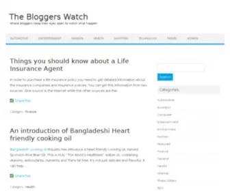 Bloggerswatch.com(General blog) Screenshot