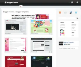 Bloggerthemes.net(Blogger Themes and Blogger Templates) Screenshot