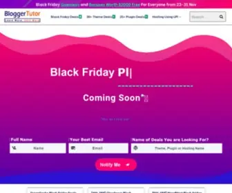 Bloggertutor.com(Blogger Tutor) Screenshot