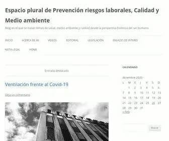 Bloggestionintegral.com(Espacio plural de Prevención riesgos laborales) Screenshot