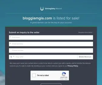 BloggiamGia.com(Forsale Lander) Screenshot