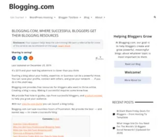 Blogging.com(Everything you need to know to start blogging) Screenshot