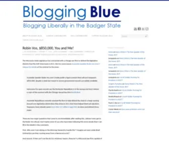 Bloggingblue.com(Blogging Liberally in the Badger State Since 2007) Screenshot