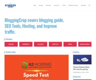 Bloggingcrop.com(Blogging Guides and Tutorials By Gopi) Screenshot