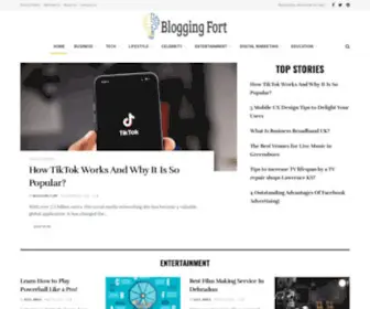 Bloggingfort.com(Blogging Fort) Screenshot