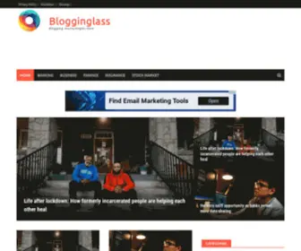 Blogginglass.com(Home) Screenshot