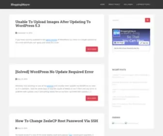 Bloggingmayor.com(Personal Finance Advice) Screenshot