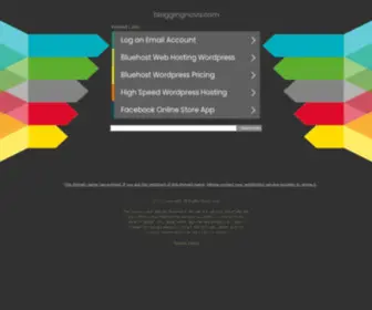 Bloggingnova.com(Blogging Nova) Screenshot