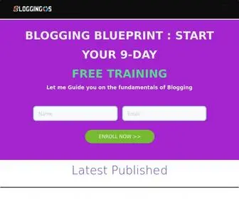 Bloggingos.com(Bloggingos) Screenshot