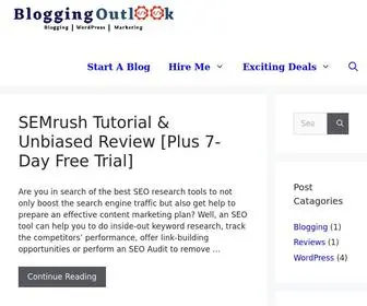 Bloggingoutlook.com(Blogging Outlook) Screenshot