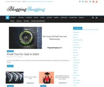 Bloggingshogging.com(BloggingShogging) Screenshot