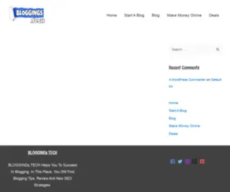 Bloggings.tech(BLOG Tech) Screenshot