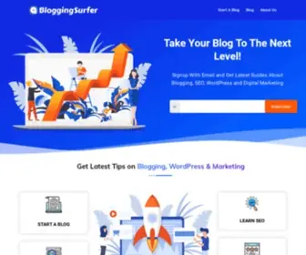 Bloggingsurfer.com(Blogging Surfer) Screenshot