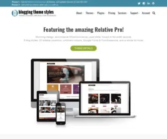 Bloggingthemestyles.com(The Best WordPress Themes) Screenshot