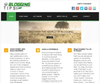 Bloggingtips101.com(Blogging TipsLearn How to Blog) Screenshot