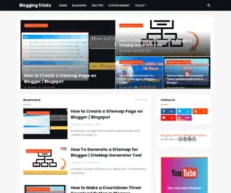 Bloggingtricks.in(Blogging Tricks) Screenshot