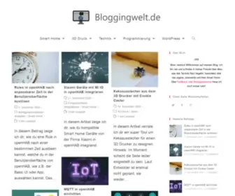 Bloggingwelt.de(Der ultimative Blog für Smart Home) Screenshot