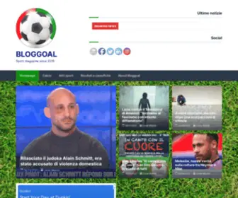 Bloggoal.it(Sport magazine since 2015) Screenshot