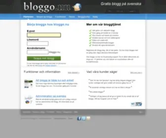 Bloggo.nu(Gratis blogg) Screenshot