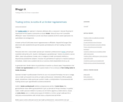 Bloggr.it(Trading online) Screenshot