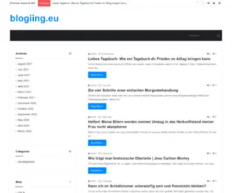 Blogiing.eu(Just another WordPress site) Screenshot