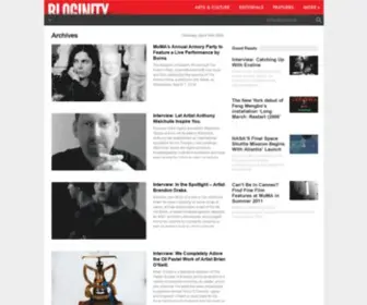 Bloginity.com(Fashion and culture professionals enthusiastically discovering and sharing content) Screenshot