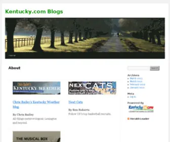 Bloginky.com(Kentucky.com Blogs) Screenshot