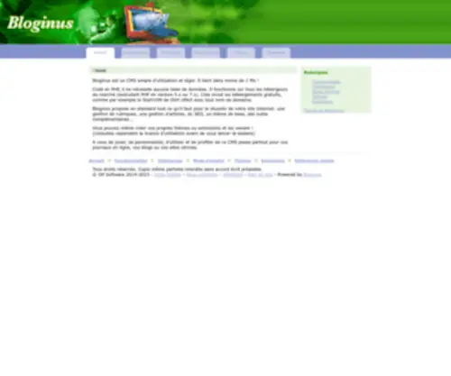 Bloginus-Lescript.fr(Le Script) Screenshot