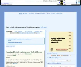 Blogiseverything.com(Blogiseverything) Screenshot