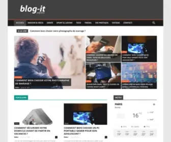 Blogitexpress.com(L'information Express avec Blog) Screenshot